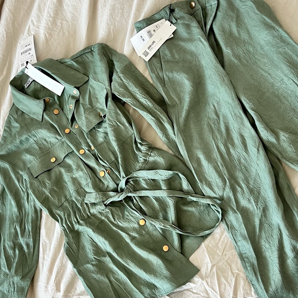 Zara set, size XS. New never wear